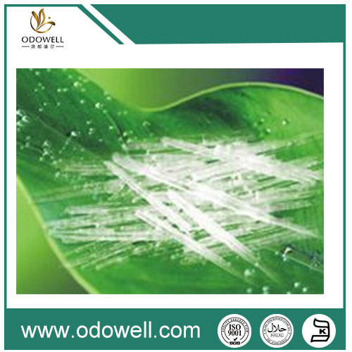 Features and applications of natural menthol crystals